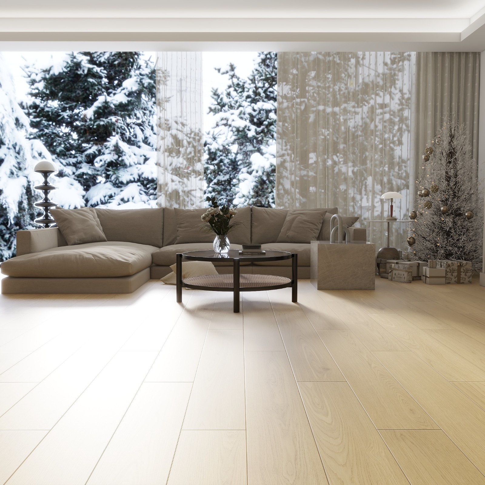 DM FLOOR M6758-8 click lock Wood Fiber Cement FlooringFlooring