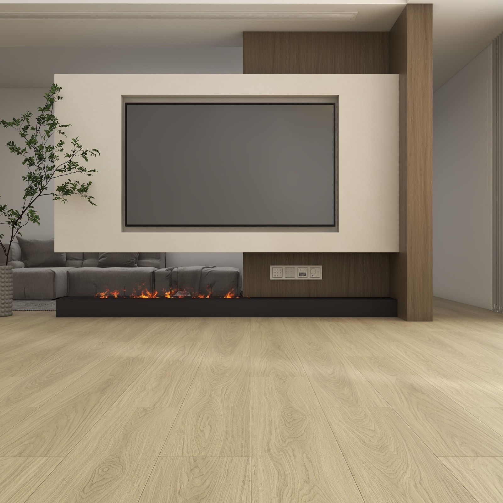 DM FLOOR M6767-3 click lock Wood Fiber Cement FlooringFlooring