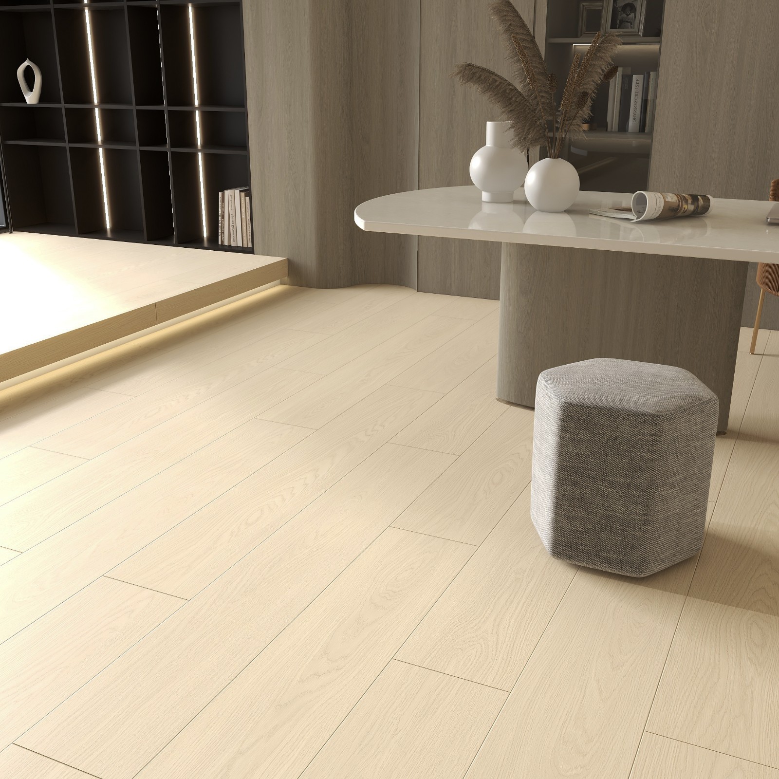 DM FLOOR M6766-5 click lock MgO waterproof wood flooring