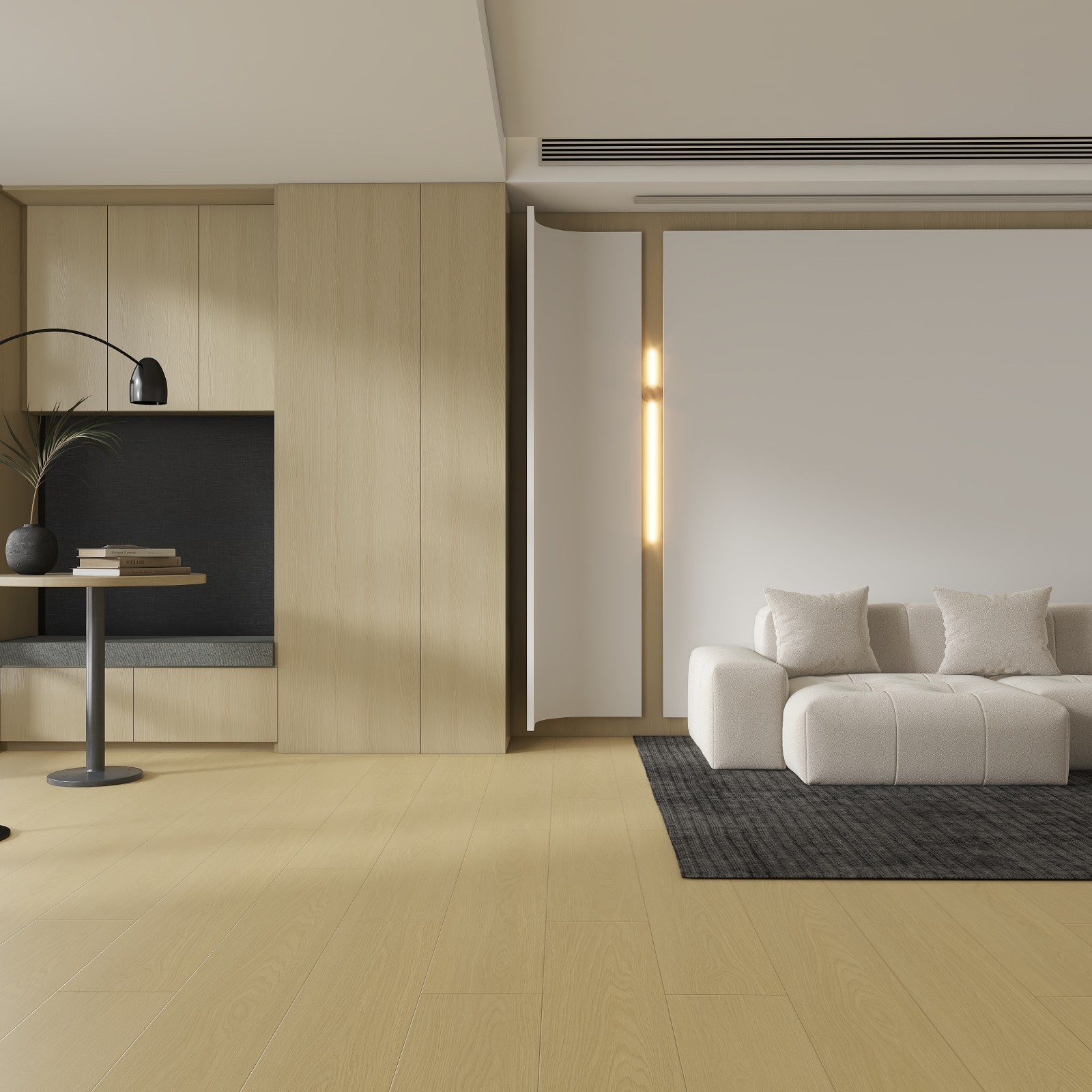 DM FLOOR M6766-4 click lock MgO waterproof wood flooring
